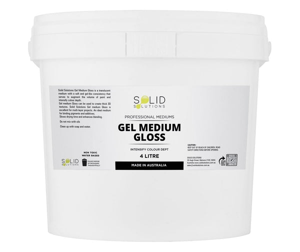 Gel Medium Gloss - 4 Litre