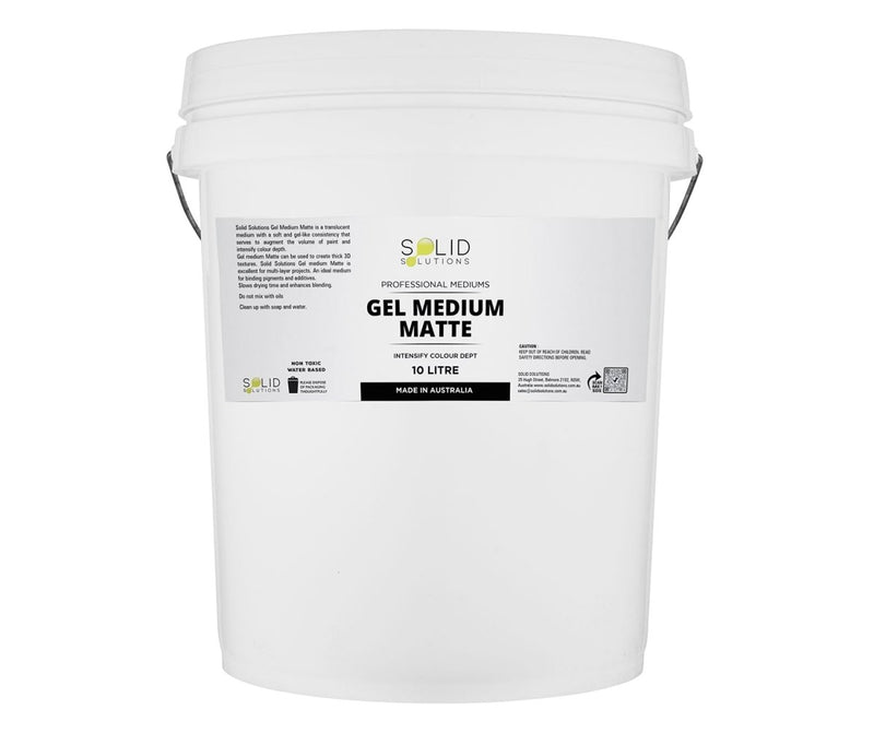 Gel Medium Matte - 10 Litre