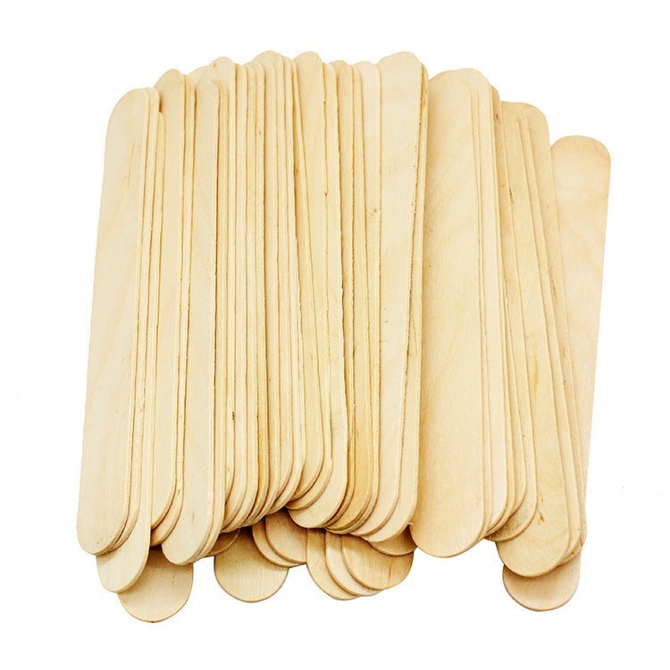 Solid Solutions Resin Art 100pk Jumbo Wooden Craft Mixing Sticks — 15cm x 1.8cm, 100 per pack