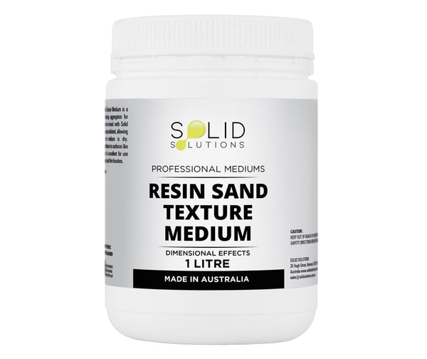 Solid Solutions Resin Sand Texture Medium - 1 Litre