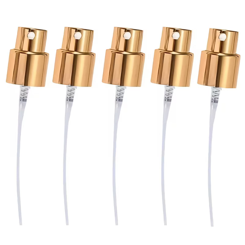 5 gold spritz pump spray dispenser tops