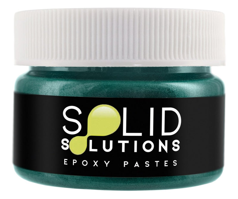 Solid Solutions Metallic Flash Jade epoxy pigment paste, 30mL jar