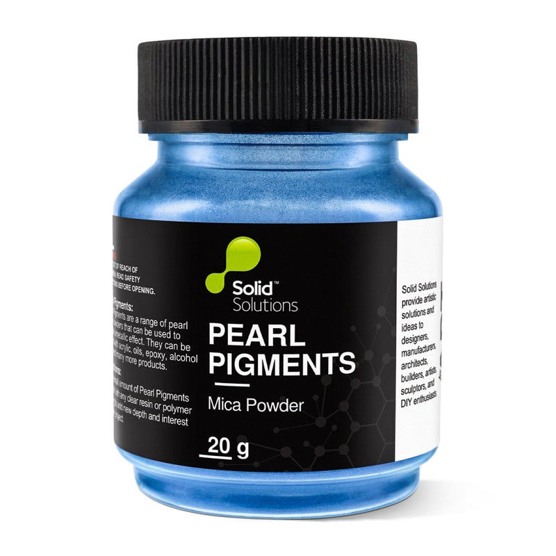 Solid Solutions Cobalt Dream mica powder, 20g jar