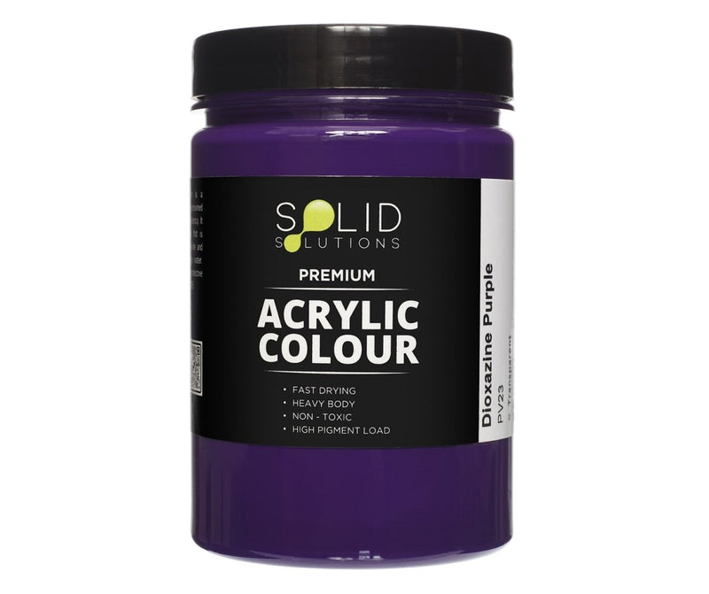 Solid Solutions Acrylic Paint | Dioxazine Purple - 250ml