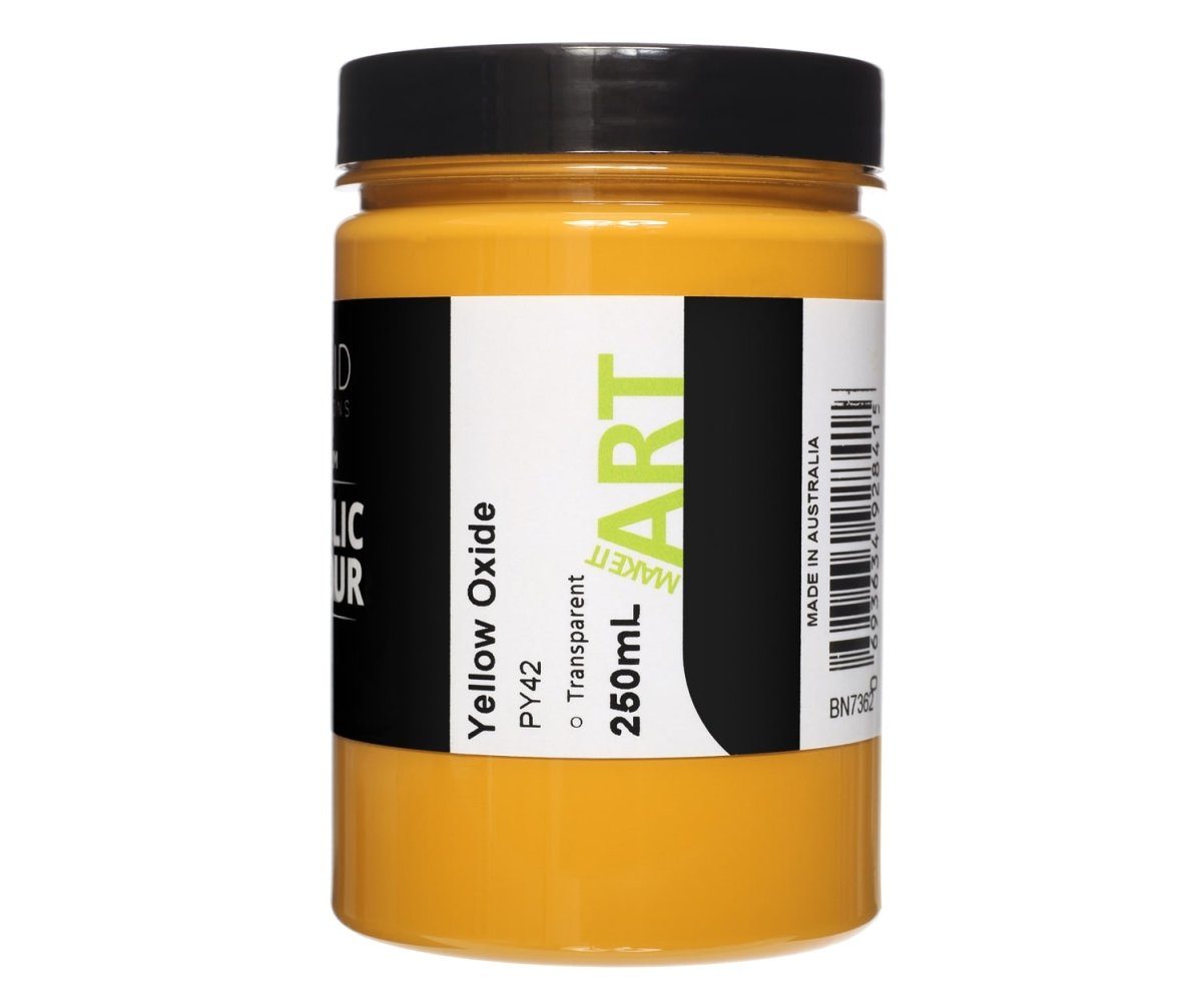 Solid Solutions Acrylic Paint Yellow Oxide 250ml