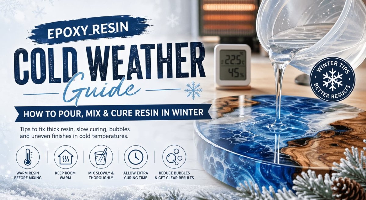 Epoxy Resin Too Cold? Fix Thick Resin, Slow Curing & Bubbles – Solid ...