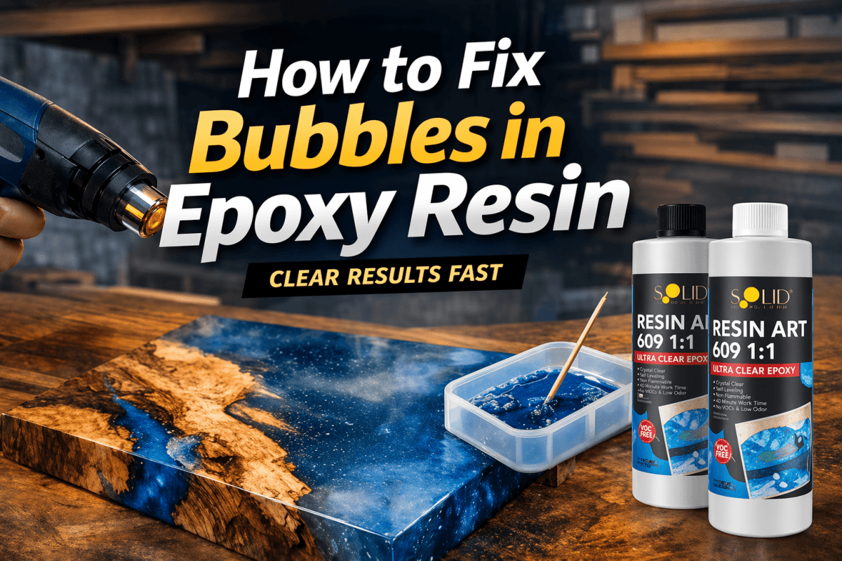 How to Fix Bubbles in Epoxy Resin – Solid Solutions