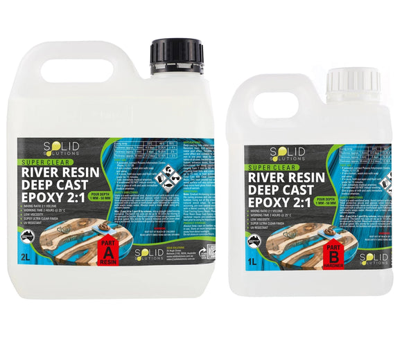 River Resin Deep Cast Epoxy - Solid Solutions