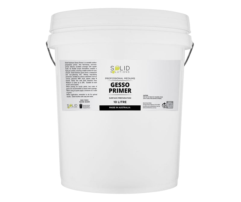 Solid Solutions Gesso Primer, 10 litre pail