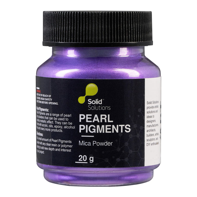 Solid Solutions Purple Iris mica powder, 20g jar