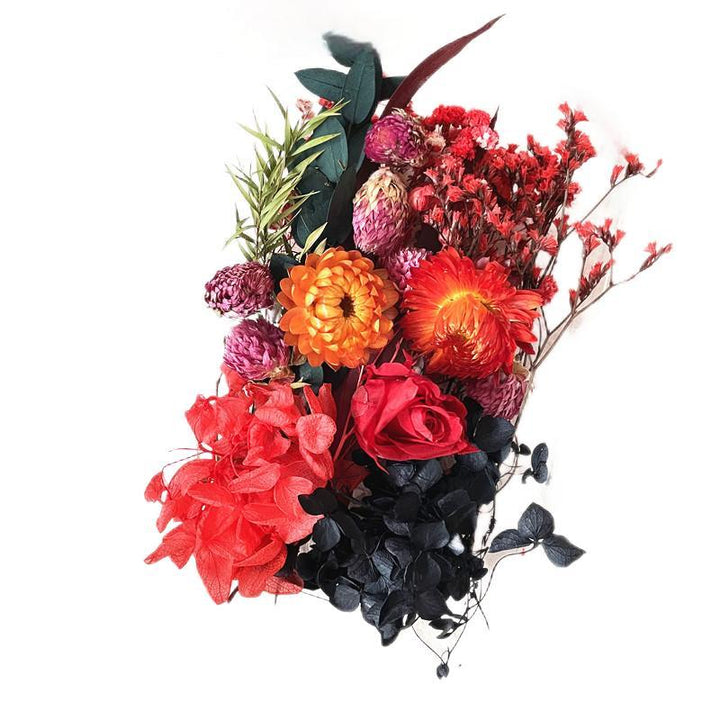 1 x Box Mixed 3D Dried Red Rose Flowers