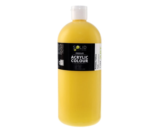 Acrylic Paint | Primary Yellow - 1 Litre