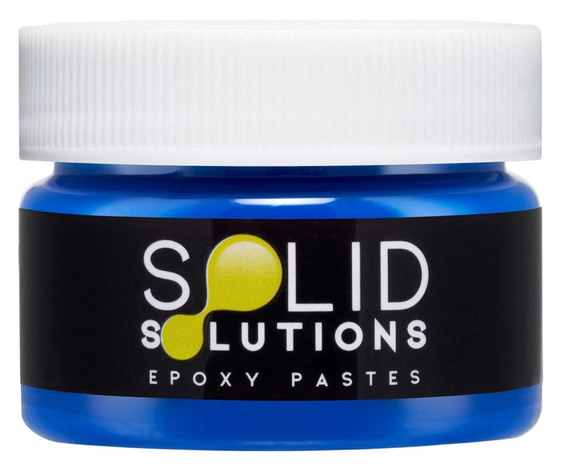 Solid Solutions Fluorescent Deep Ocean Blue epoxy pigment paste, 30mL jar