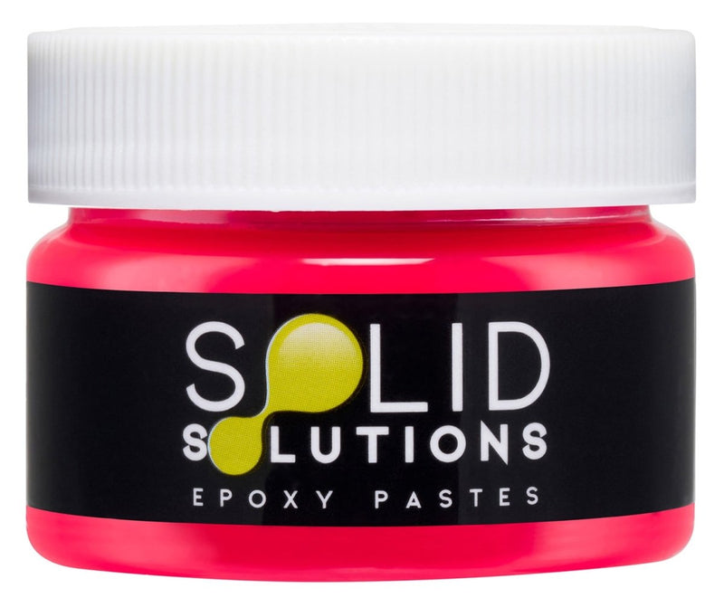 Solid Solutions Fluorescent Paradise Pink epoxy pigment paste, 30mL jar