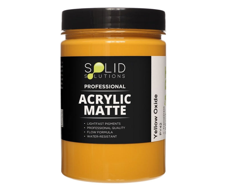 Professional Matte Acrylic Paint | Yellow Oxide - 250ml S1