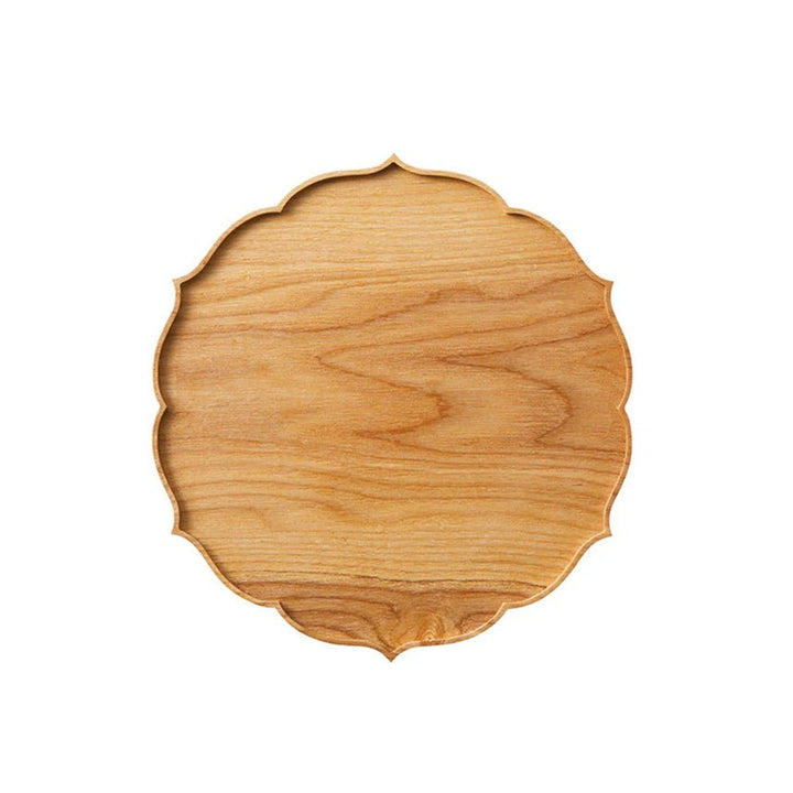 Resin Art - 1 x Pine Wood Lace Edged Round Tray 34cm