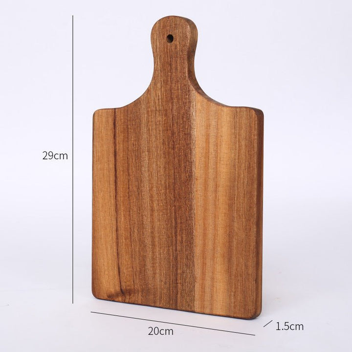 Resin Art - 1 x Wooden Acacia Medium Rectangular Tray with Handle 29cm x 20cm x 1.5cm