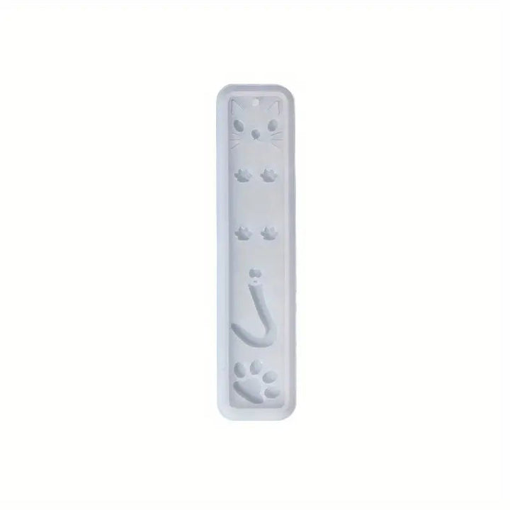 Silicone Mould - 1 x Cat Bookmark Mould 15cm x 3.5cm