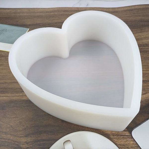 Silicone Mould - 1 x Extra Deep Heart Mould 23cm x 23cm x 7.5cm