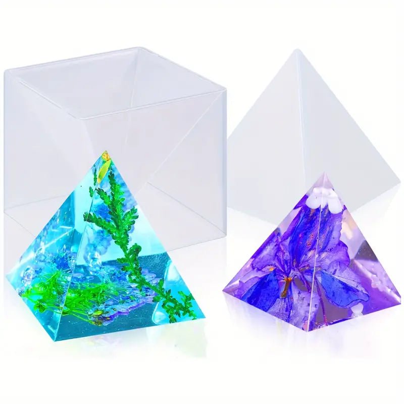 Silicone Mould - 1 x Extra Large Pyramid with Casing 16cm x 16cm x 15cm