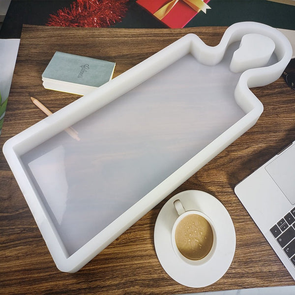 Silicone Mould - 1 x Extra Large Rectangle Charcuterie Board with Handle 63.5cm x 23cm x 3.8cm