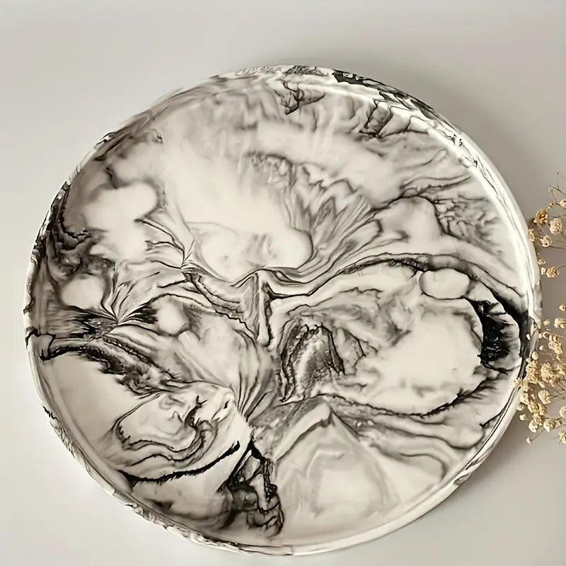 Silicone Mould - 1 x Large Round Plate Dish 17cm x 17cm x 1cm