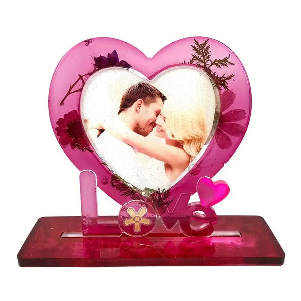 Silicone Mould - 1 x Love Sign Heart Stand Mould