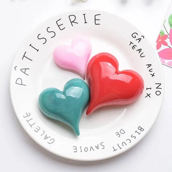 Silicone Mould - 1 x Medium Heart Keyring Pocket Hug Mould 5.9cm x 5.5cm x 2.8cm