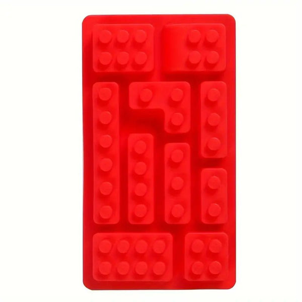 Silicone Mould - 1 x Red Block Bricks Mould 15cm x 8.3cm