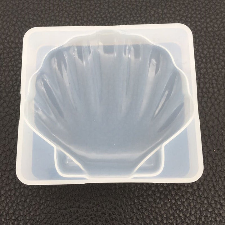 Silicone Mould - 1 x Sea Shell Mould 8.2cm x 7.5cm x 1.6cm