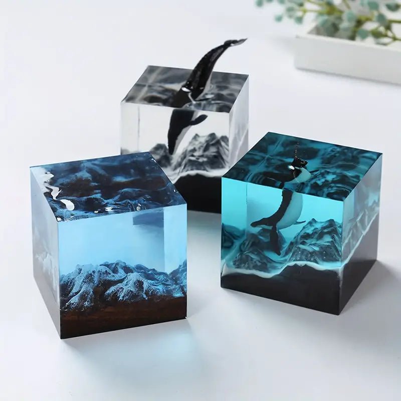 Silicone Mould - 1 x Small Cube Mould 4cm