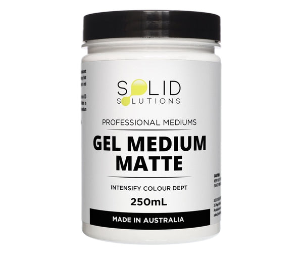Solid Solutions Gel Medium Matte - 250ml