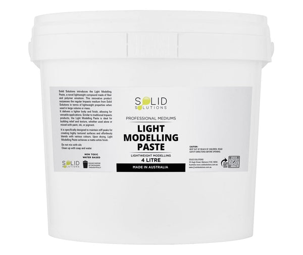 Solid Solutions Light Modelling Paste - 4 Litre