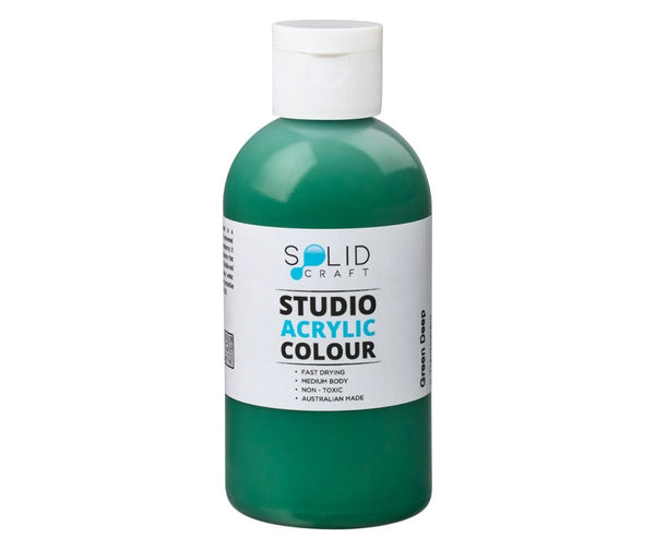 Studio Acrylic Paint | Green Deep - 250ml