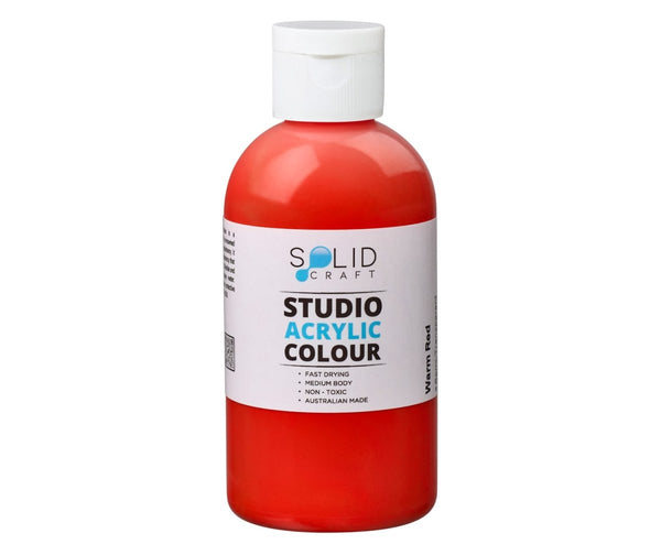 Studio Acrylic Paint | Warm Red - 250ml