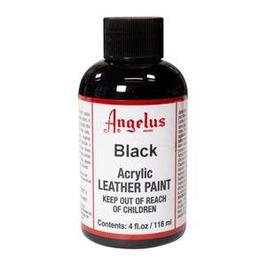 Angelus Acrylic Leather Sneaker Paint | Black - 118mL