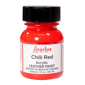 Angelus Acrylic Leather Sneaker Paint | Chili Red - 29mL