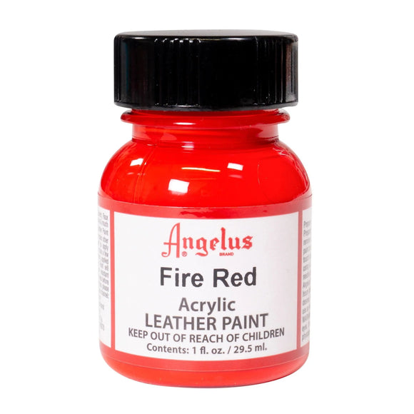 Angelus Acrylic Leather Sneaker Paint | Fire Red - 29mL