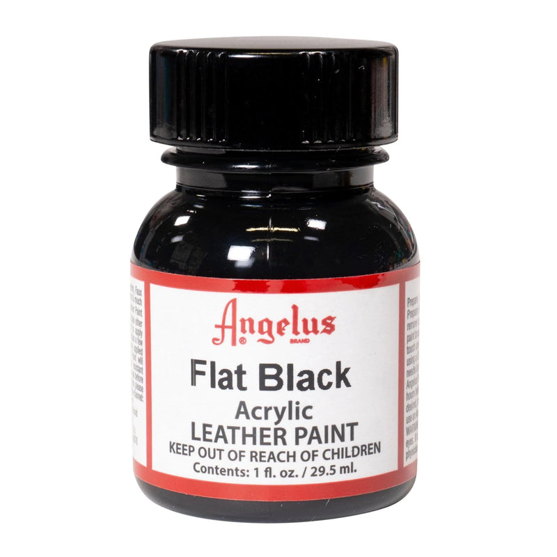 Angelus Acrylic Leather Sneaker Paint | Flat Black - 29mL