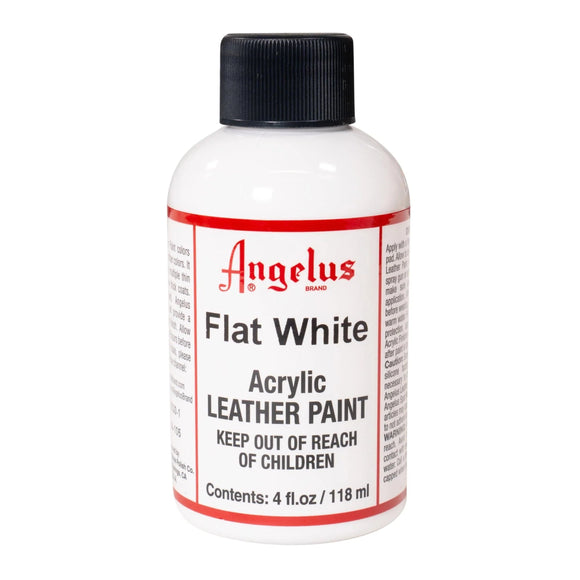 Angelus Acrylic Leather Sneaker Paint | Flat White - 118mL