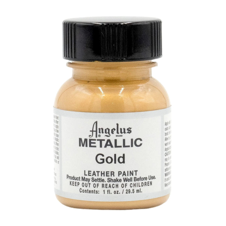 Angelus Acrylic Leather Sneaker Paint Metallic Gold 29mL