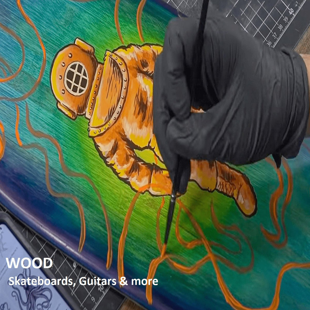 Angelus Metallic Gold Shoe Paint Angelus Acrylic Leather Sneaker - Main Image