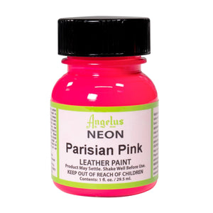 Angelus Acrylic Leather Sneaker Paint | Neon UV Parisian Pink - 29mL