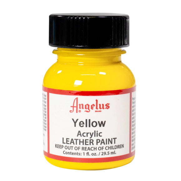 Angelus Acrylic Leather Sneaker Paint | Yellow - 29mL