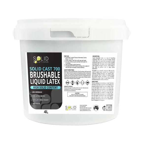 Brushable Liquid Latex | Mould Making Rubber - 4L