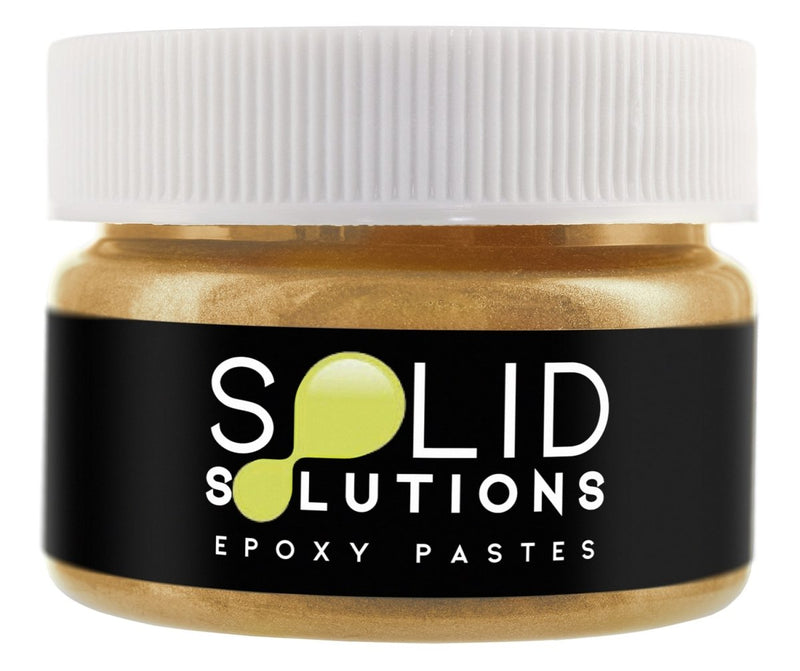 Solid Solutions Metallic Champagne epoxy pigment paste, 30mL jar