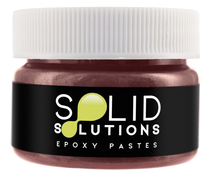 Solid Solutions Metallic Peach epoxy pigment paste, 30mL jar