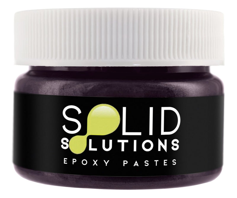Solid Solutions Metallic Plum epoxy pigment paste, 30mL jar