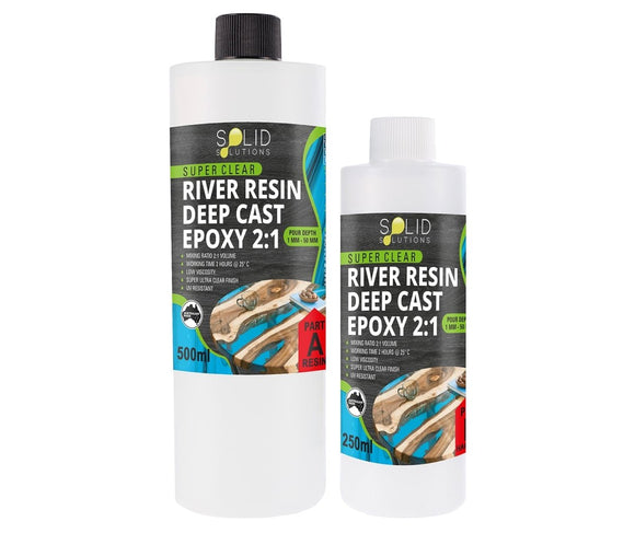 River Resin Deep Cast Epoxy 2:1 | 750mL Beginner Kit