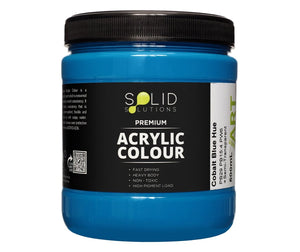 Solid Solutions Acrylic Paint | Cobalt Blue Hue - 500ml